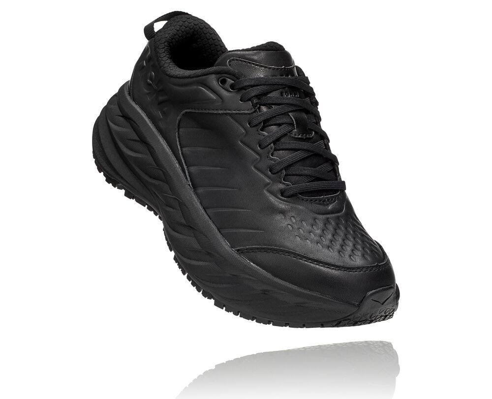 Hoka One One Bondi Sr Löparskor Dam Svarta - SE-9574638